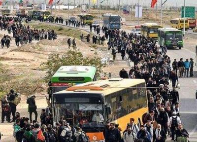 افزایش اتوبوس های حامل زائران اربعین به شهرهای مرزی