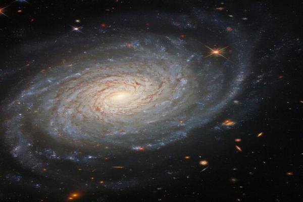 تصویر تازه هابل از یک کهکشان مارپیچی