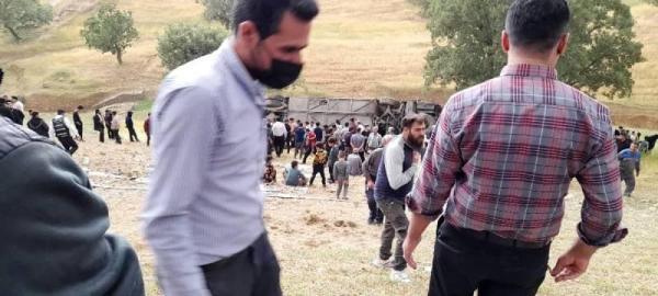 علت حادثه مرگبار سقوط اتوبوس گردشگران اصفهانی با 22 کشته و زخمی